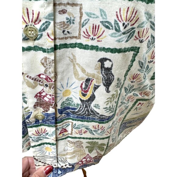 Reyn Spooner Mele Kalikimaka Hawaiian Christmas shirt reverse weave surf Santa - Picture 4 of 9